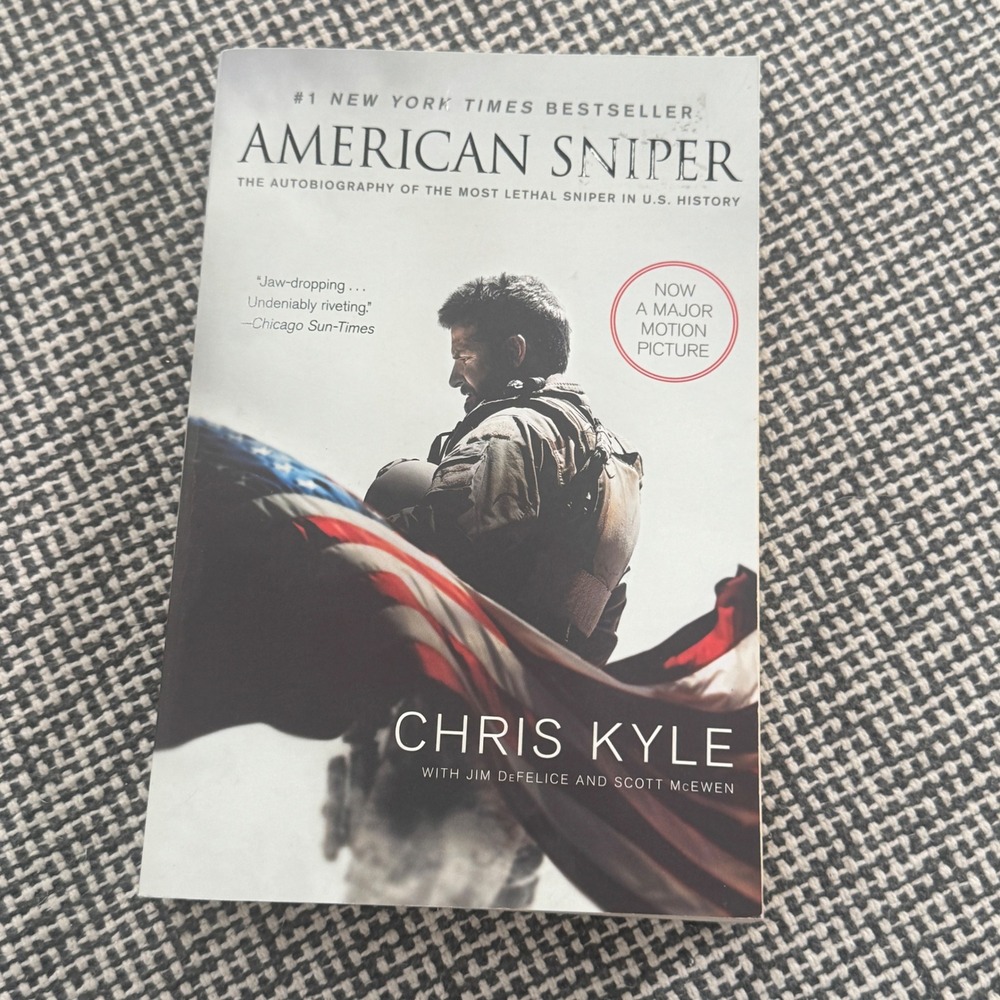 American Sniper Chris Kyle Autobiography Navy SEAL Movie Tie-In Paperback Book